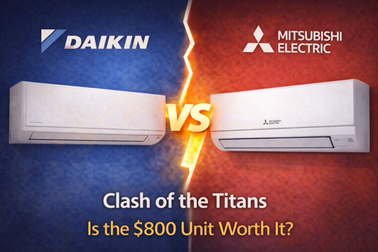 Daikin vs Mitsubishi mini split review.