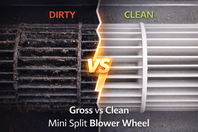 Clean mini split mold