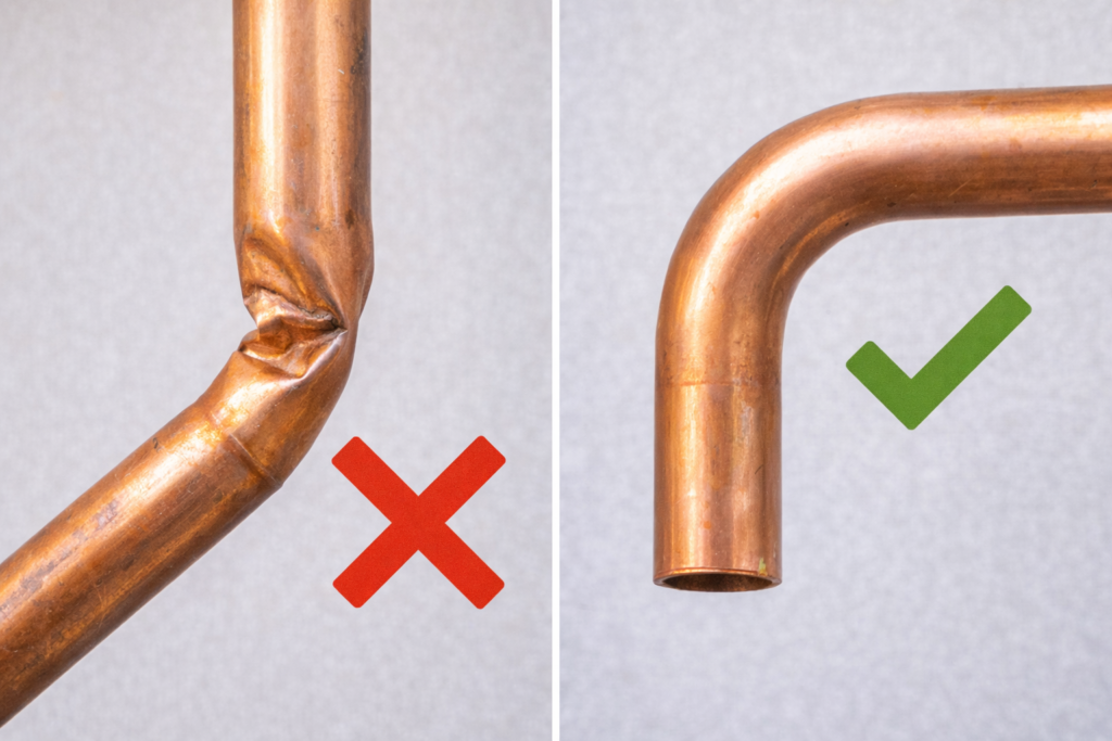 Kinking the Copper Lines