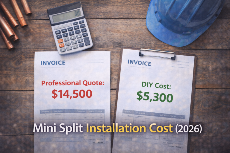 Mini split installation cost comparison