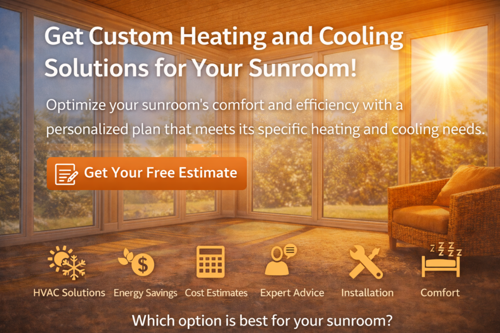Sunroom mini split sizing calculator for accurate heating and cooling estimates
