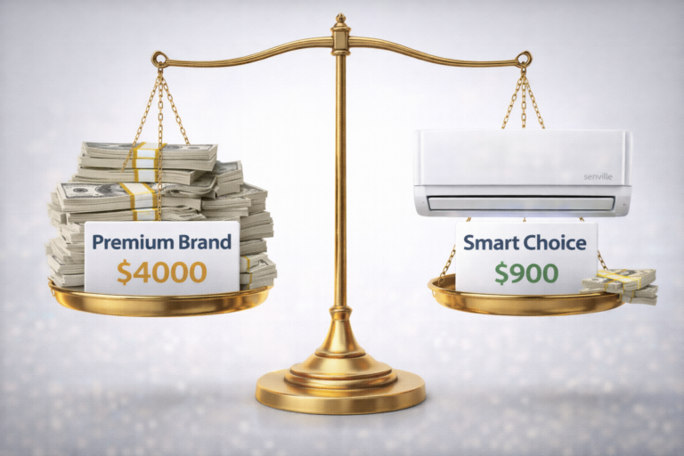mini split Value comparison: premium vs smart choice